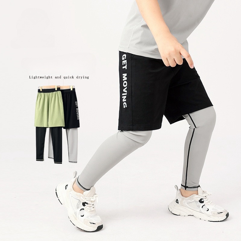 Sports Equipment For Boys - Boy's Basketball Shorts Leggings 2 in