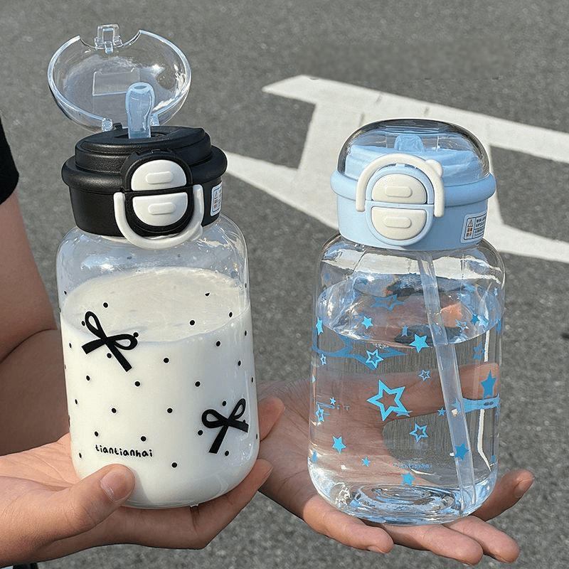 Cute Water Bottle with Straw P – обзор и цена Sports Equipment 8 Year Old