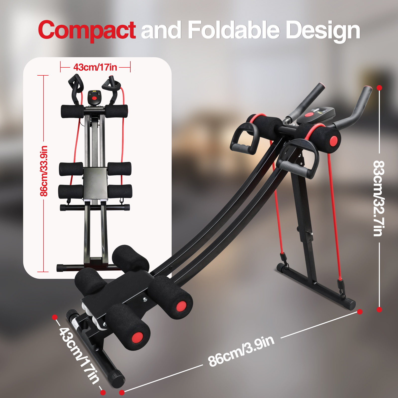 GIKPAL Foldable Ab Machine Ab  – обзор и цена Sports Equipment Nearby