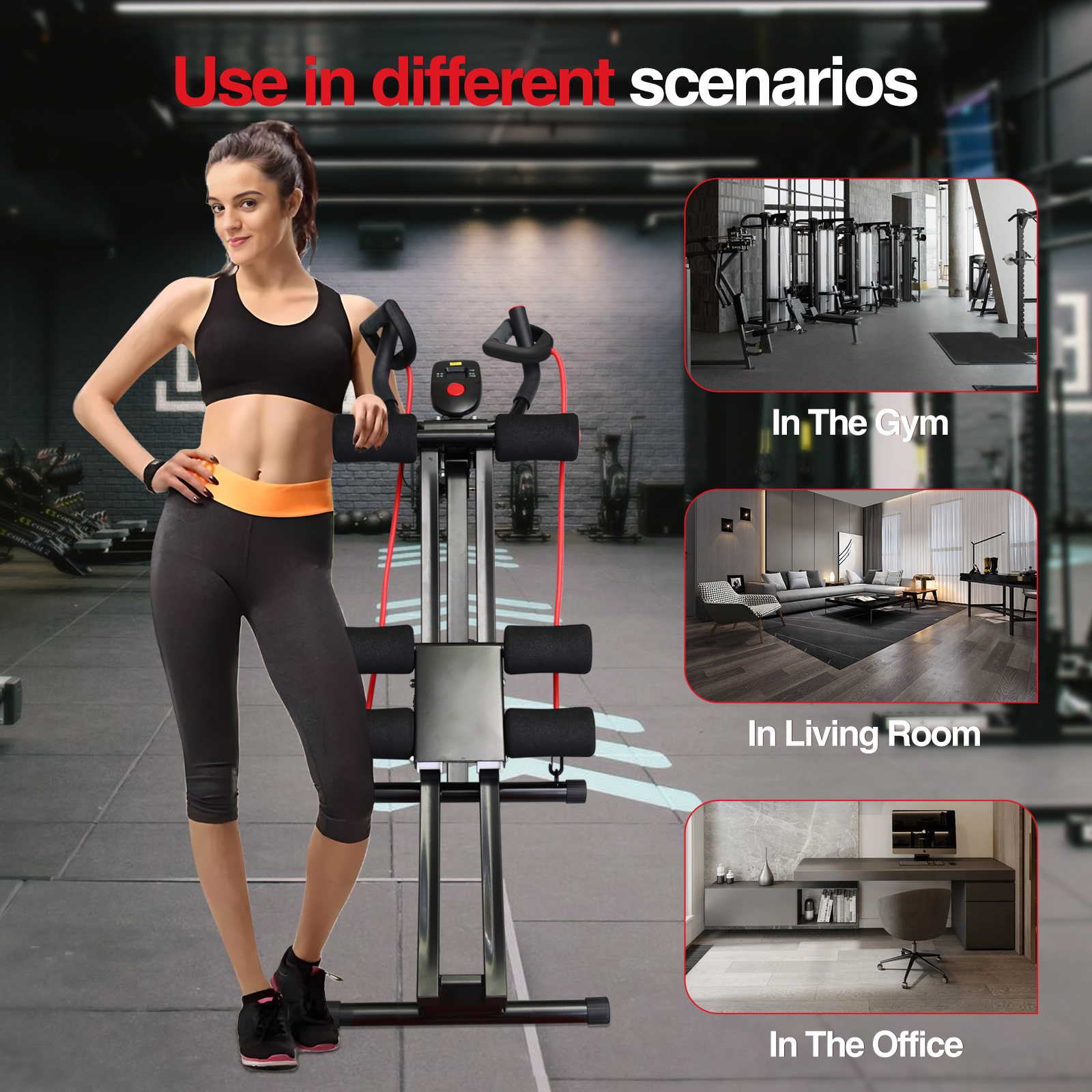 GIKPAL Foldable Ab Machine Ab  – обзор и цена Sports Equipment Nearby