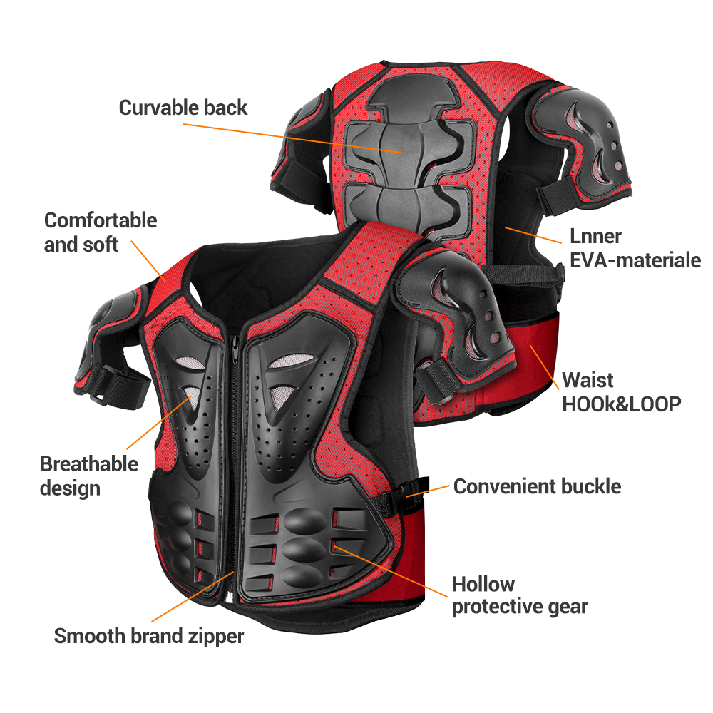 Children Armor Vest Back Prote – обзор и цена Sports Equipment 8 Year Old
