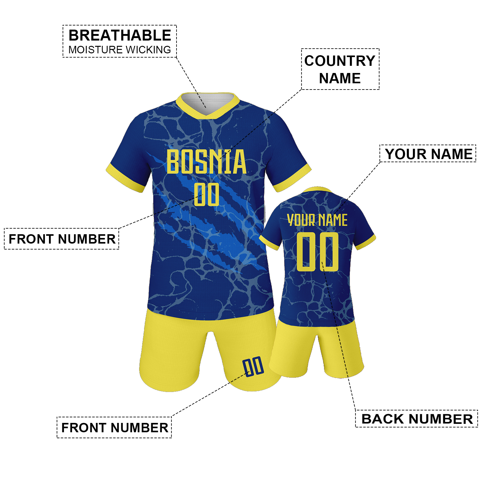 Custom Bosnia Soccer Set Kids  – обзор и цена Sports Equipment For Boys